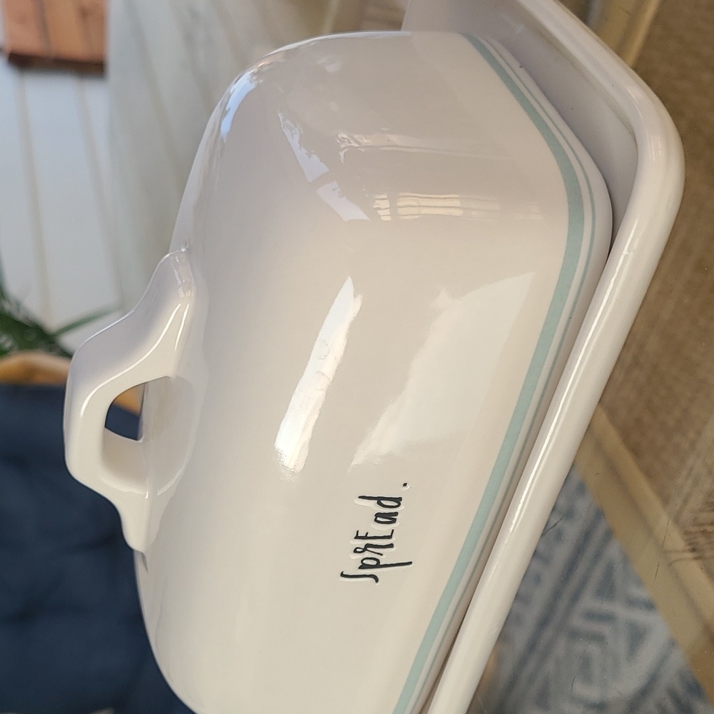 Rae Dunn "spread" butter dish - Picture 4 of 10